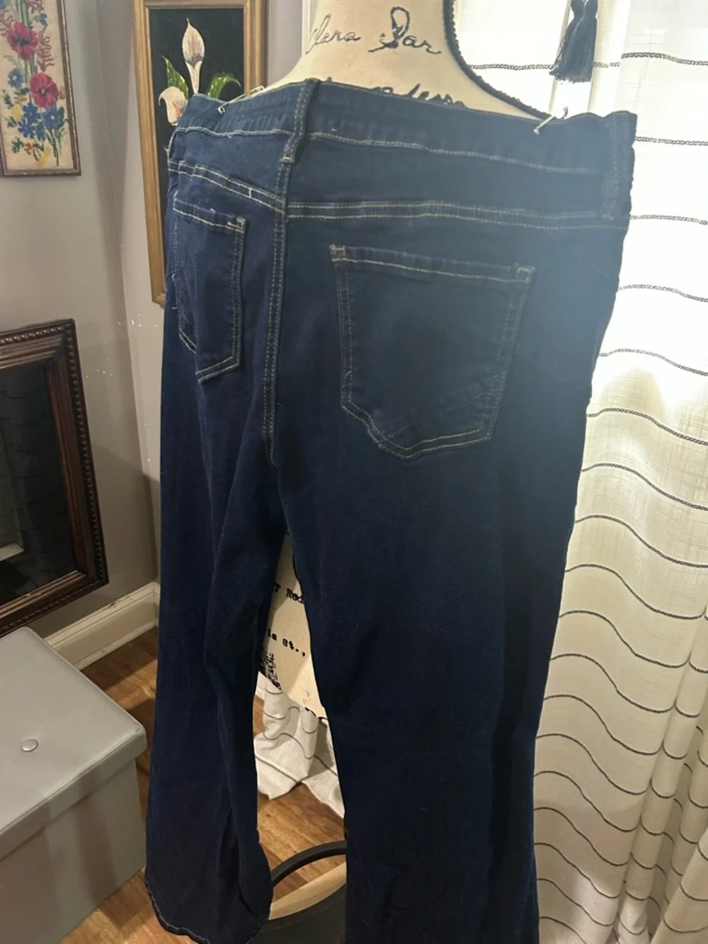 Dark Navy Bootcut Jeans Size 17